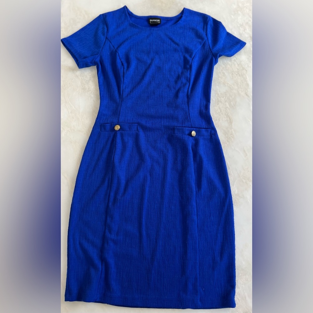 Blue Cocktail Dress